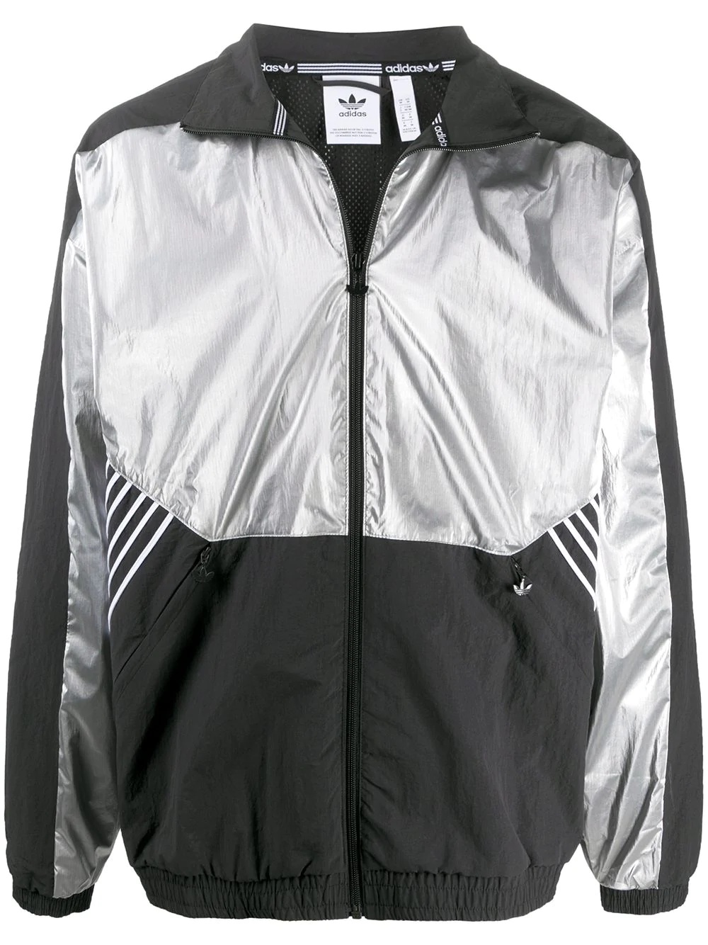 silver detail windbreaker - 1