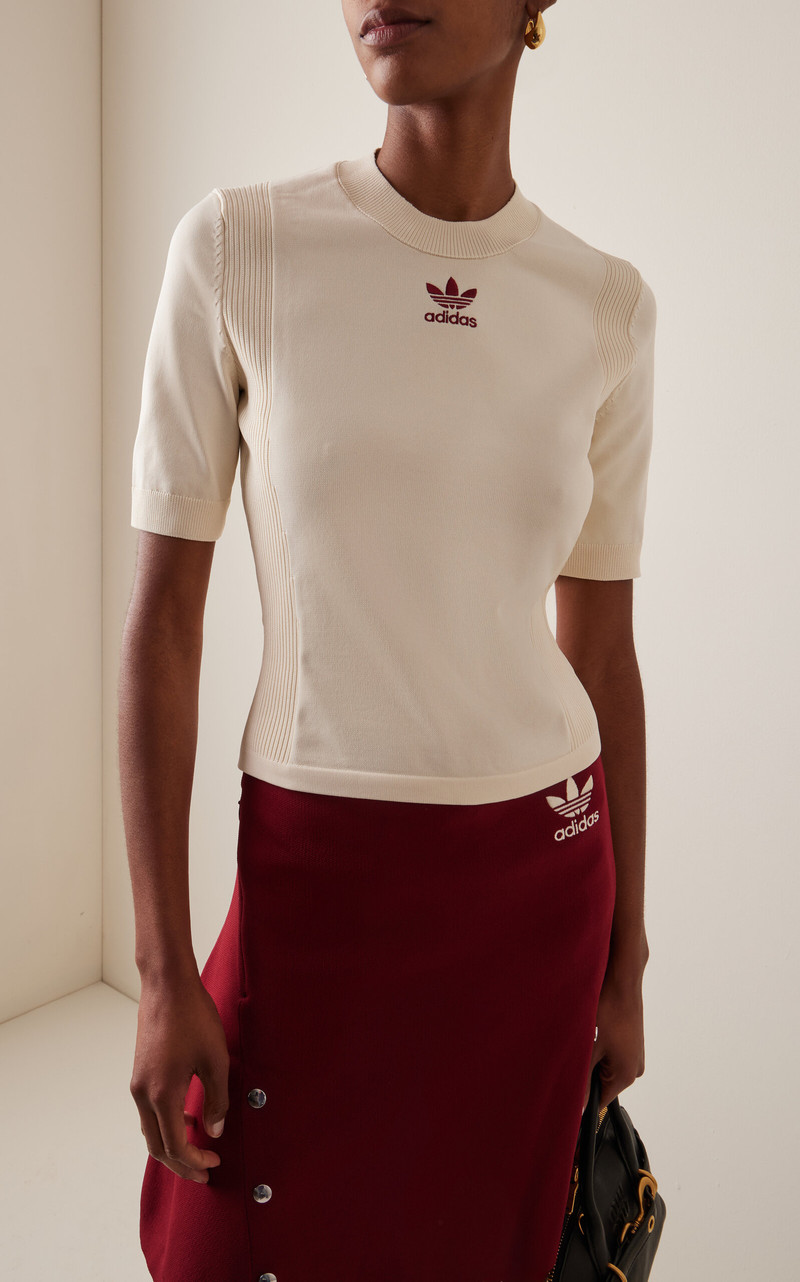 adidas Knit Top white outlook