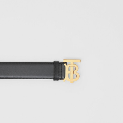 Burberry Monogram Motif Leather Belt outlook