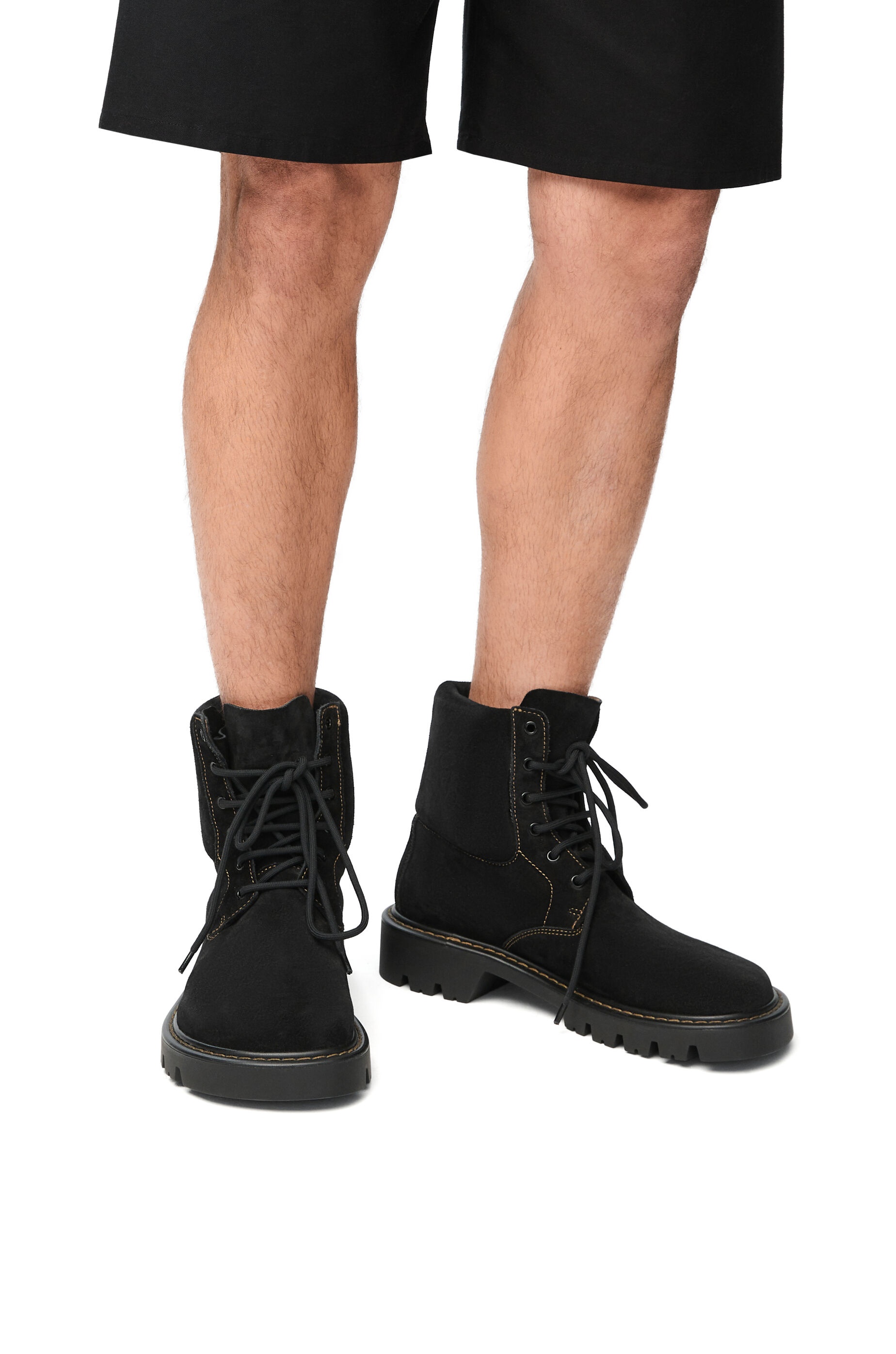 Sierra combat ankle boot in suede - 2
