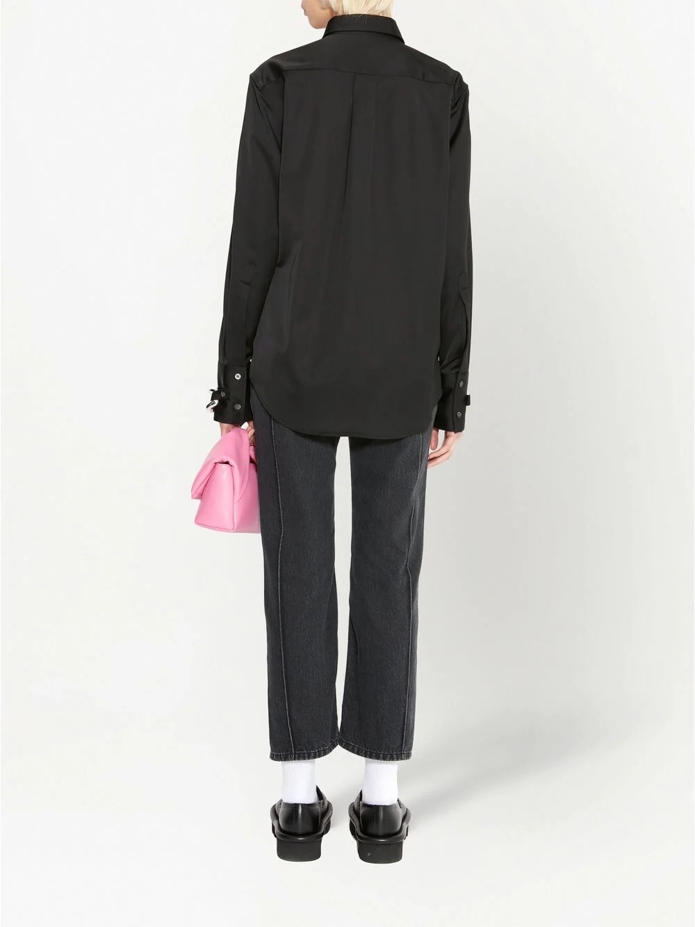 chain-link cuff shirt - 4