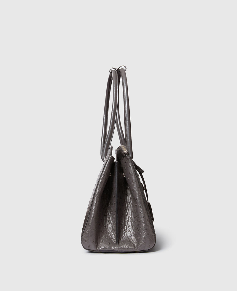 Ryder Ostrich Laptop Tote 6