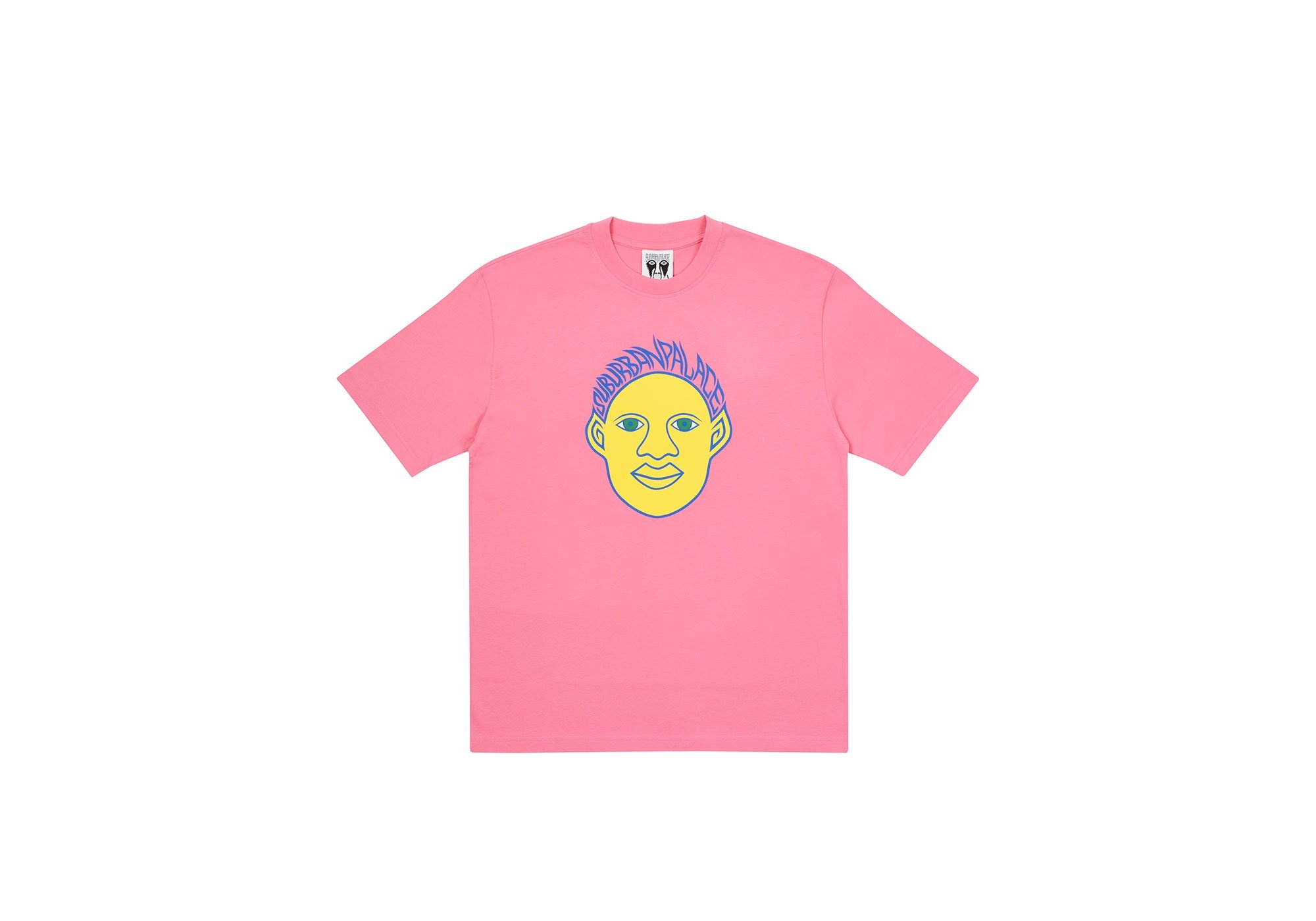 PALACE SUBURBAN BLISS ELF HEAD T-SHIRT PINK - 1