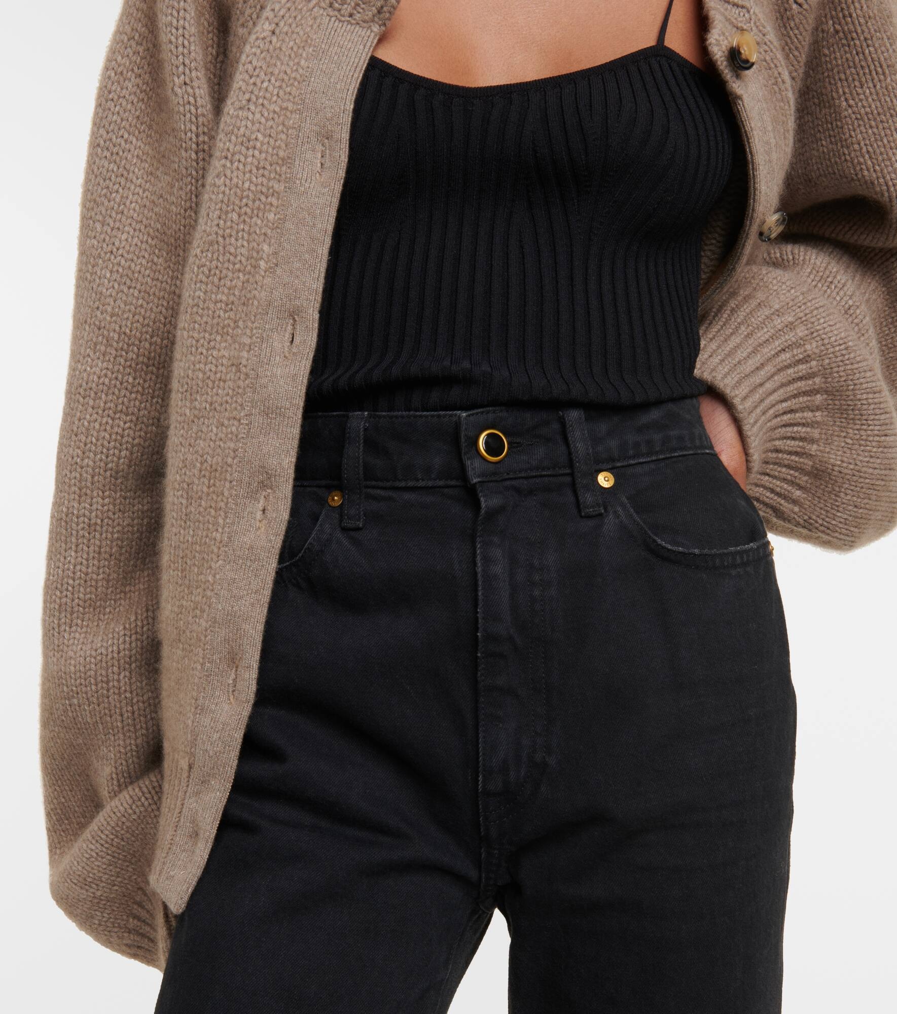 Abigail high-rise straight jeans - 4
