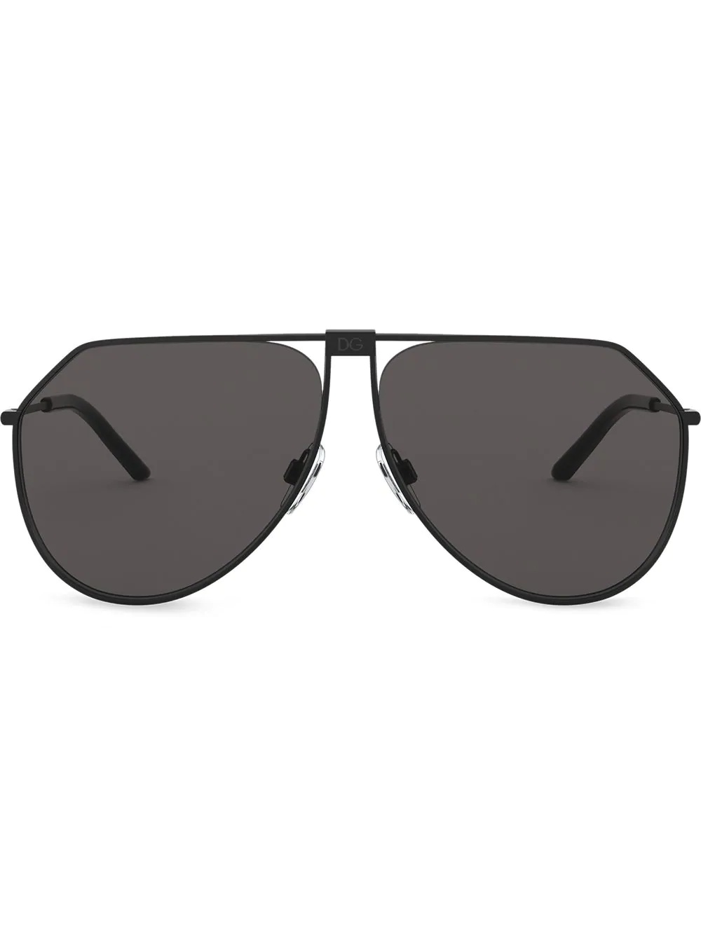 Slim aviator-frame sunglasses - 1