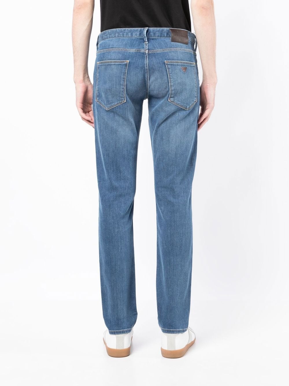 slim-cut denim jeans - 4