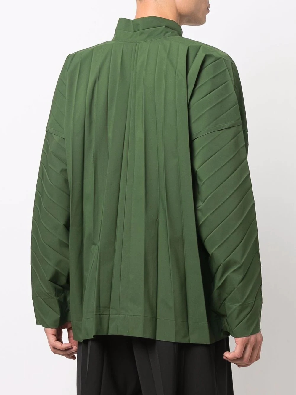 lightweight pleated jacket - 4