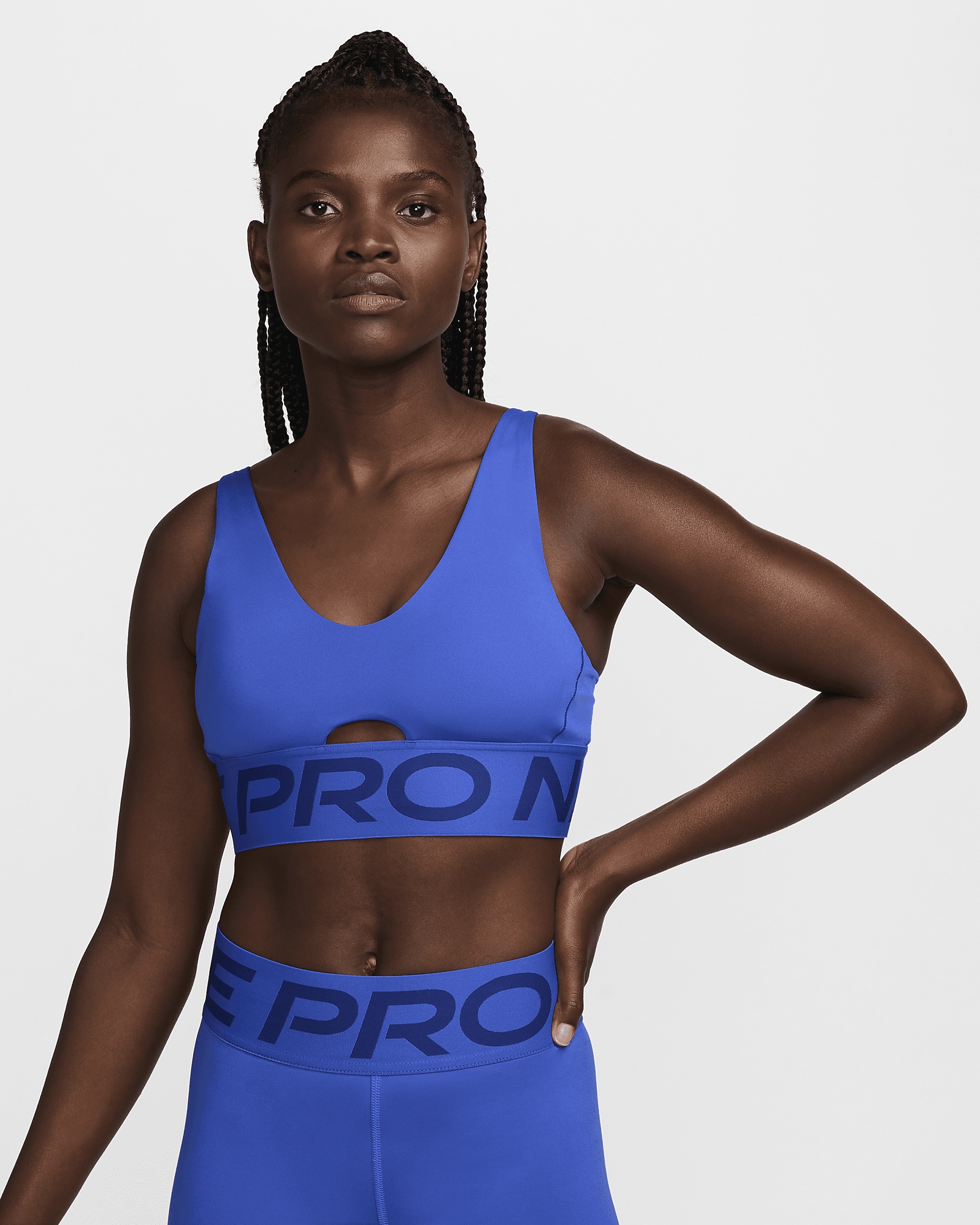 Nike Pro Indy Plunge Women's Medium-Support Padded Sports Bra - 1