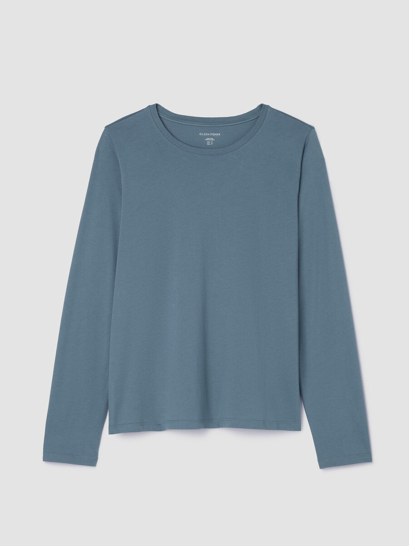 Organic Pima Cotton Jersey Long-Sleeve Tee 1
