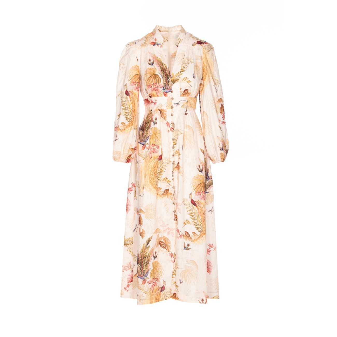 Zimmermann Women Ascension Plunge Midi Dress - 2