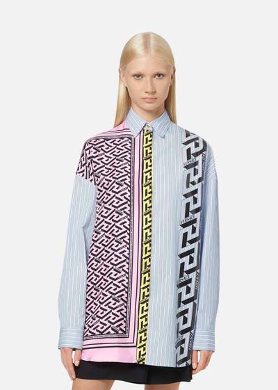 VERSACE La Greca Silk Shirt outlook