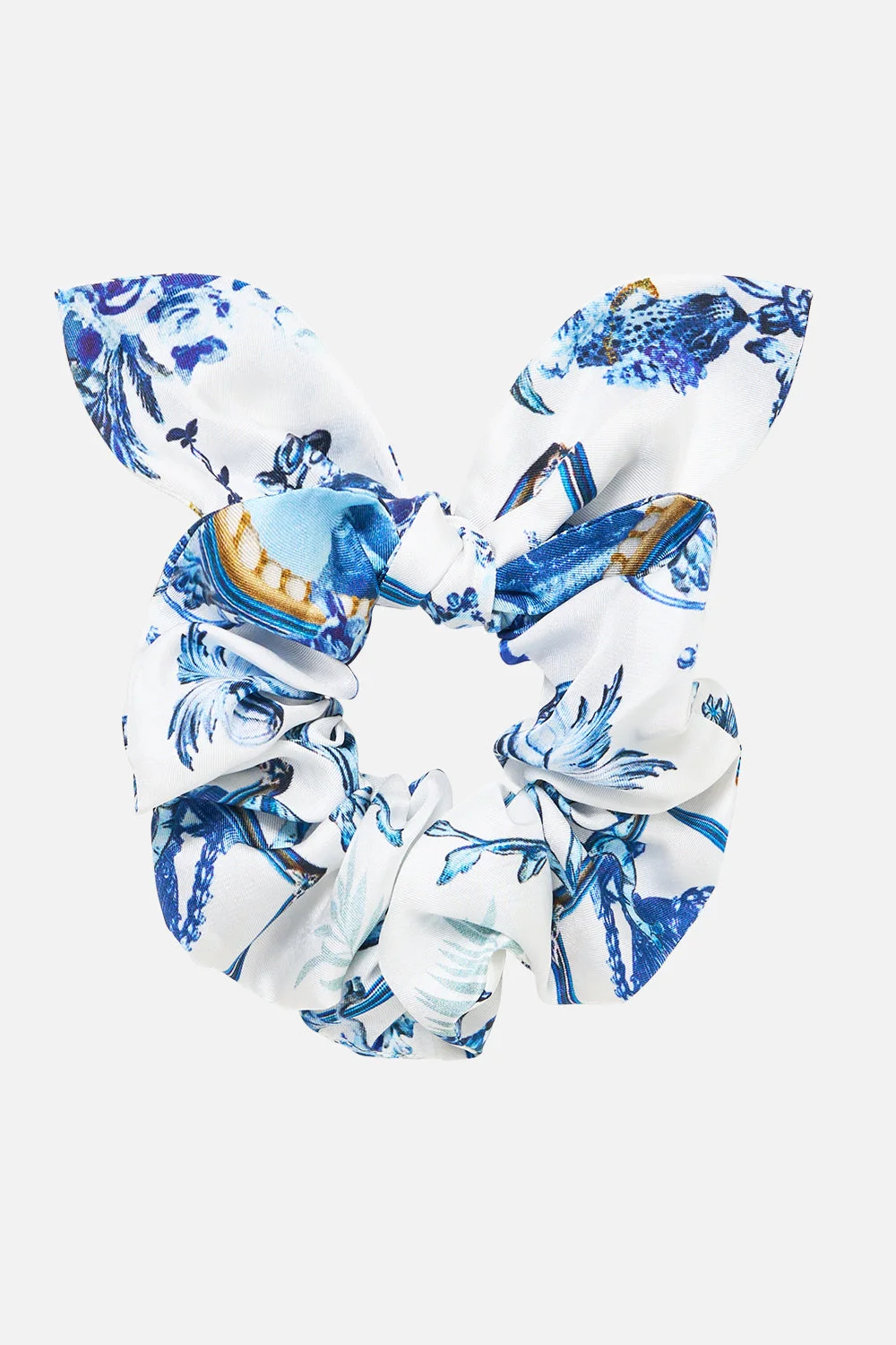 SCRUNCHIE WITH TIE THE PORCELAIN PARLOUR - 1
