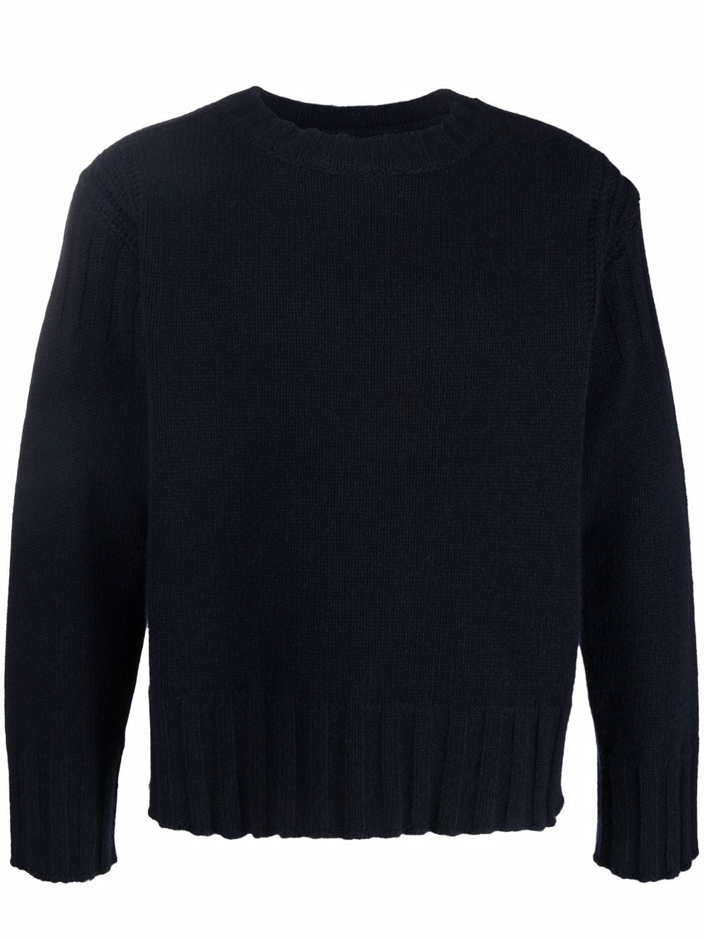 crew neck cashmere jumper - 1