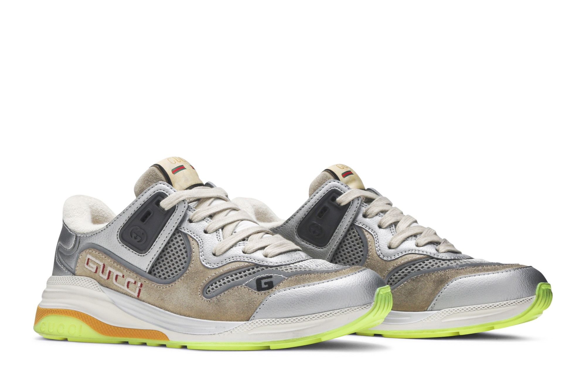 Gucci Wmns Ultrapace 'Silver Metallic' - 8