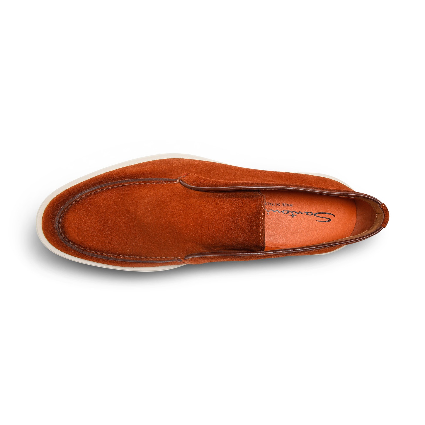Men's orange suede desert boot - 5
