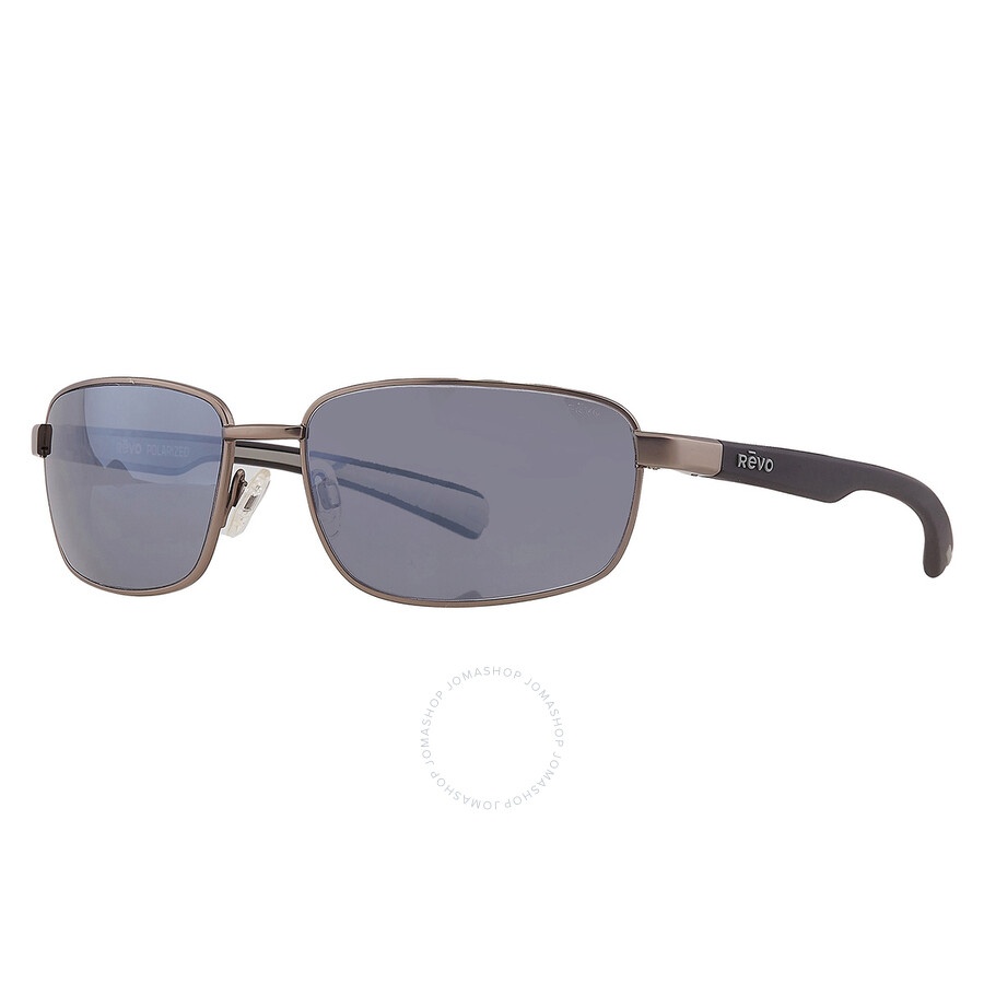 Revo - Revo Shotshell Graohite Polarized Rectangular Men's Sunglasses RE 1017 00 GY 60 - 3