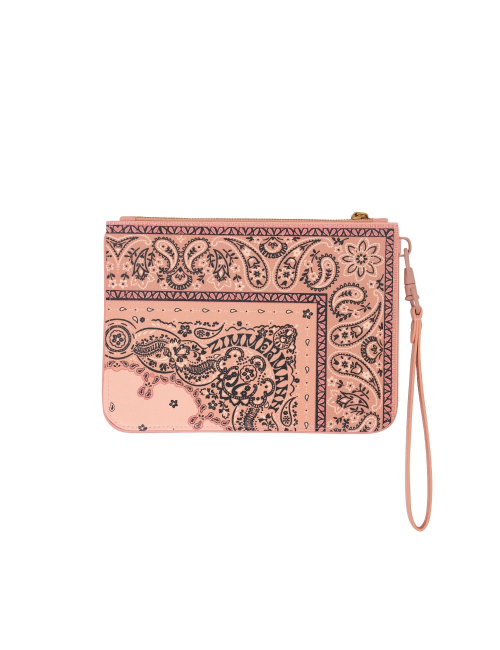 MEDIUM PRINTED LEATHER POUCH - 3