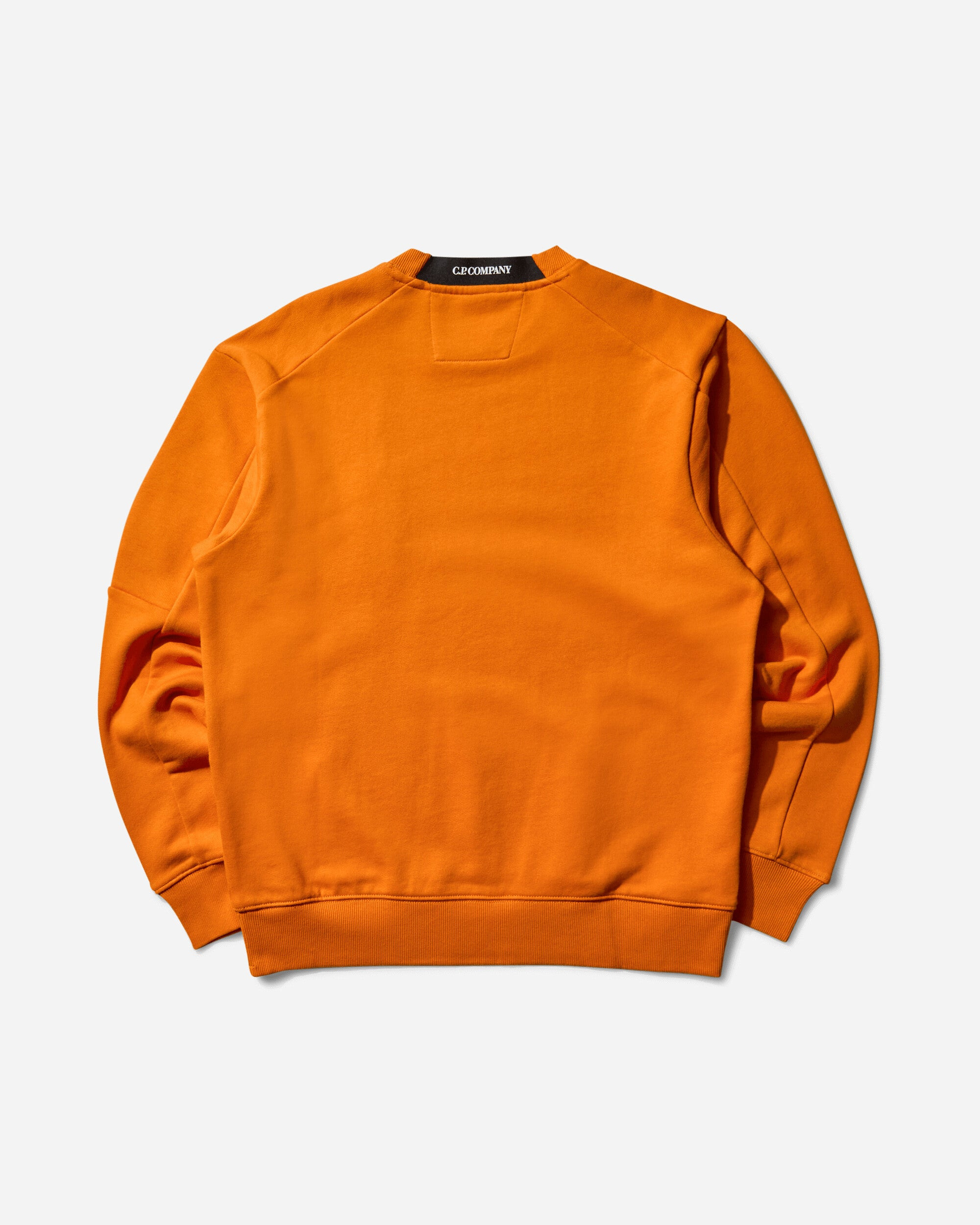 Men's Diagonal Raised Fleece Crewneck Sweatshirt Russet Orange - 2