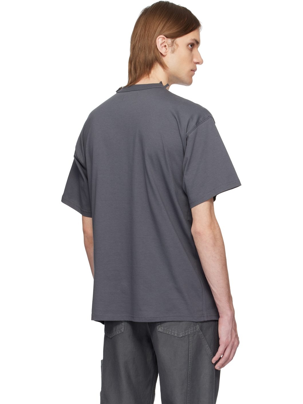 Gray 'I Suffer' Short Sleeve T-shirt - 3