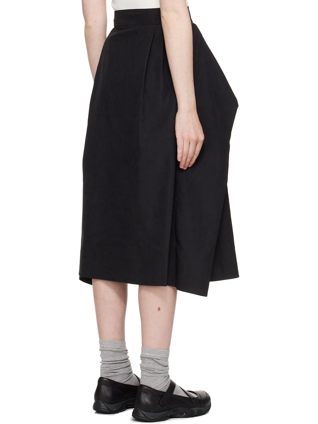 Black George Midi Skirt - 3