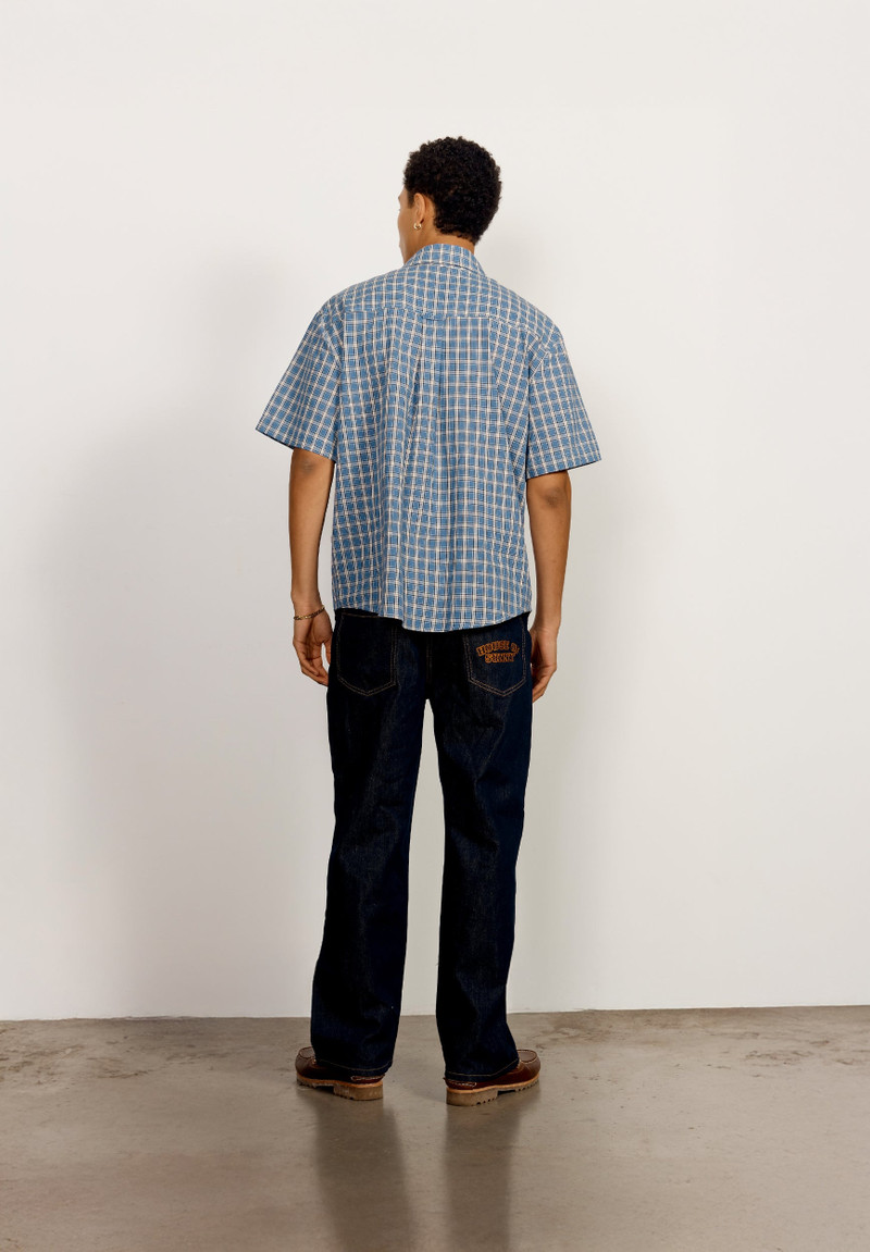 GRANDAD CHECK BUTTON DOWN 5