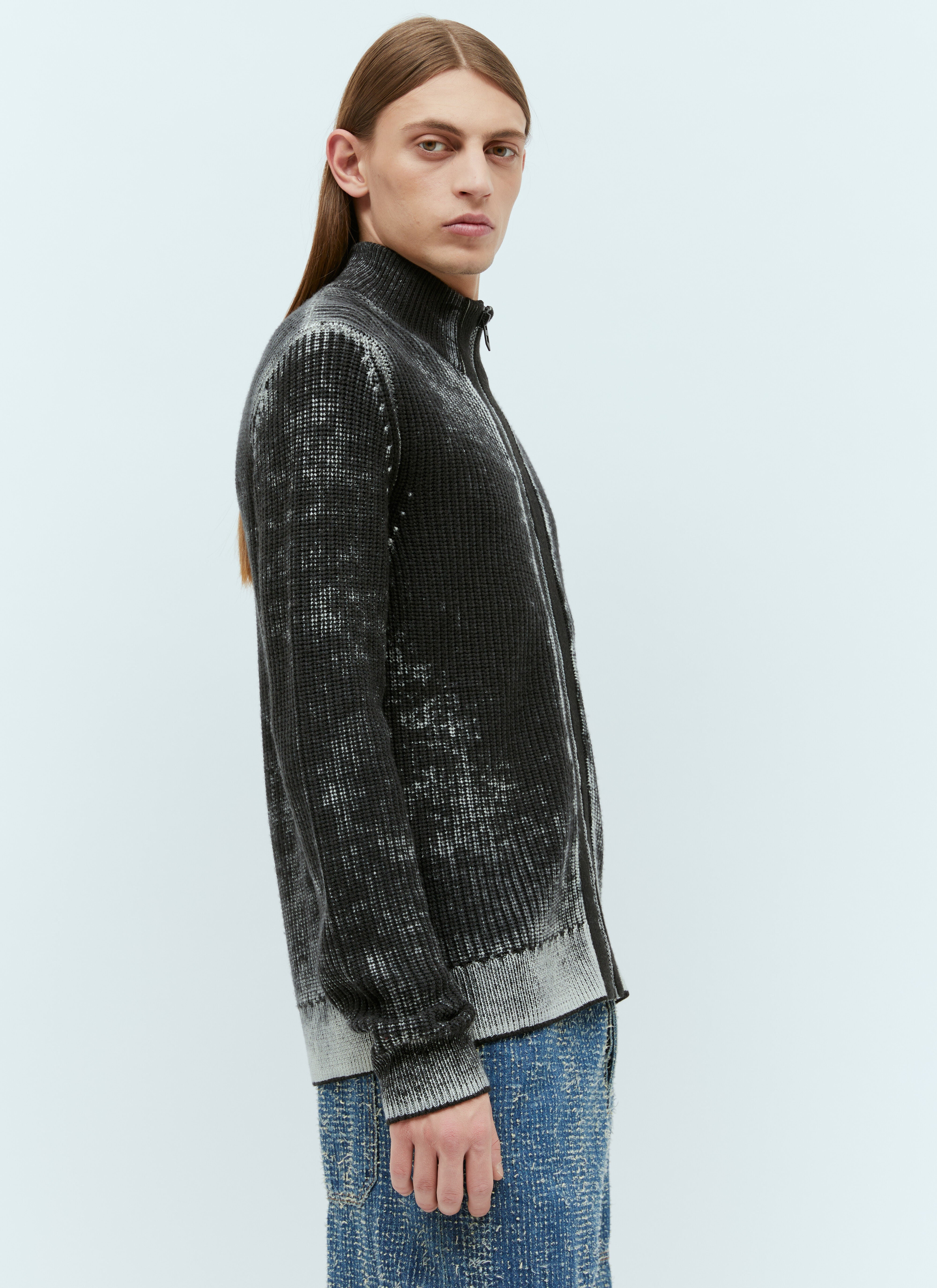 Diesel Diesel Men K-Arini Zip-Up Knit Sweater | luosophy | REVERSIBLE