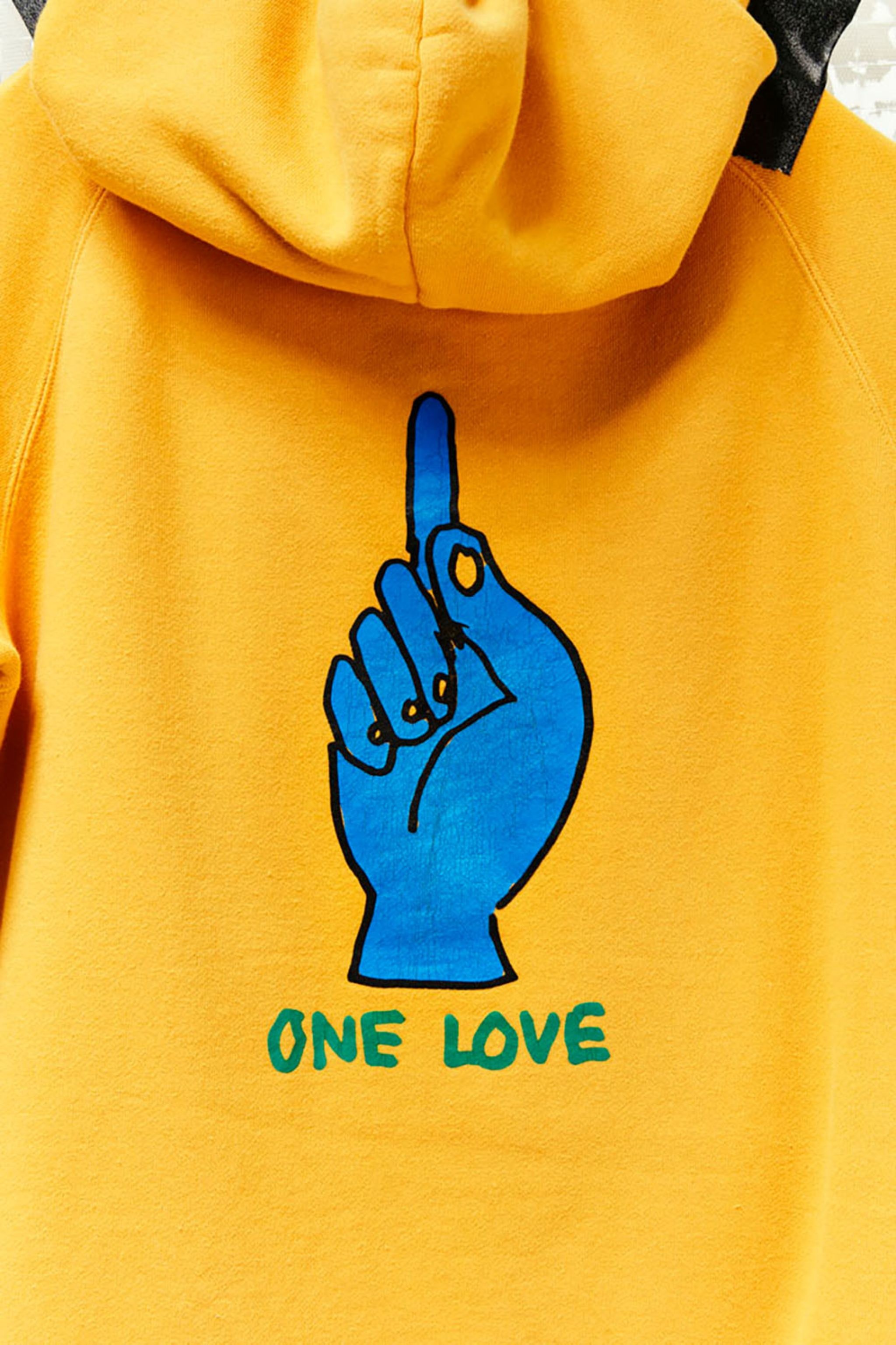 sacai sacai Gonz ONE LOVE Hoodie | REVERSIBLE