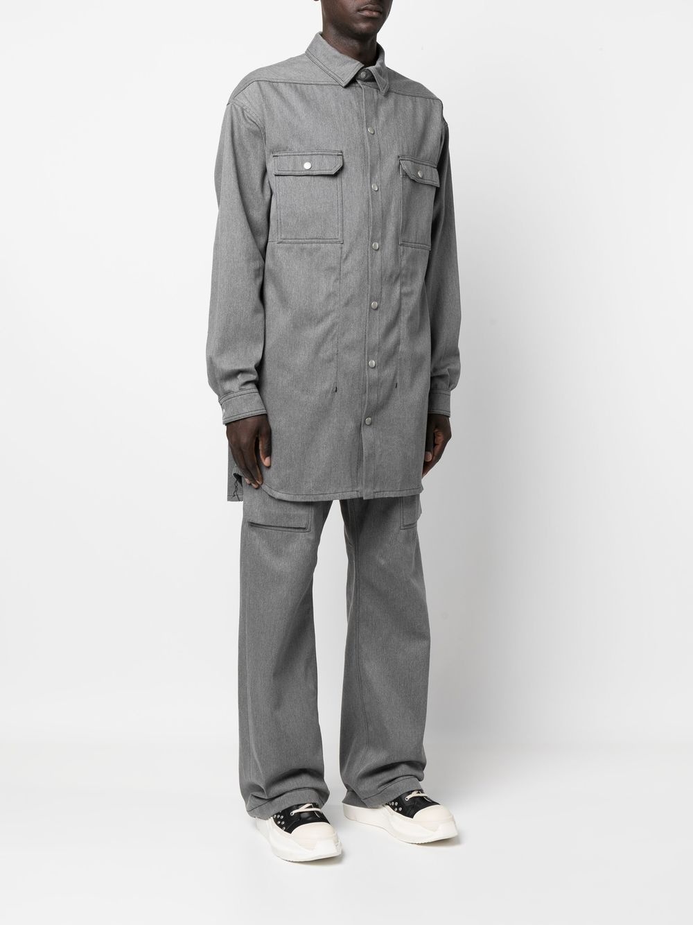Jumbo oversized shirt coat - 3
