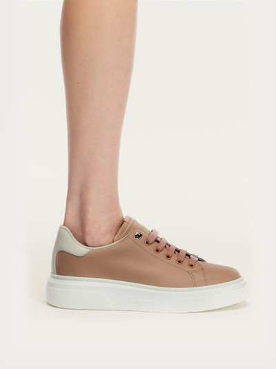 FERRAGAMO SNEAKER WITH MINI VARA CHAIN ORNAMENT outlook