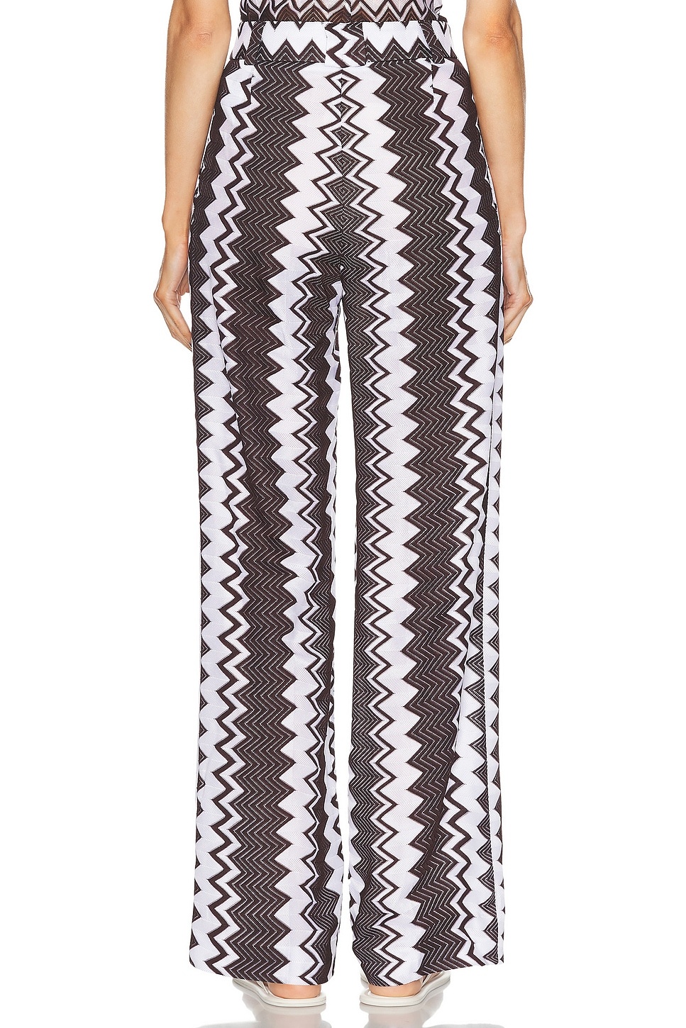 Zig Zag Wide Leg Trouser - 4