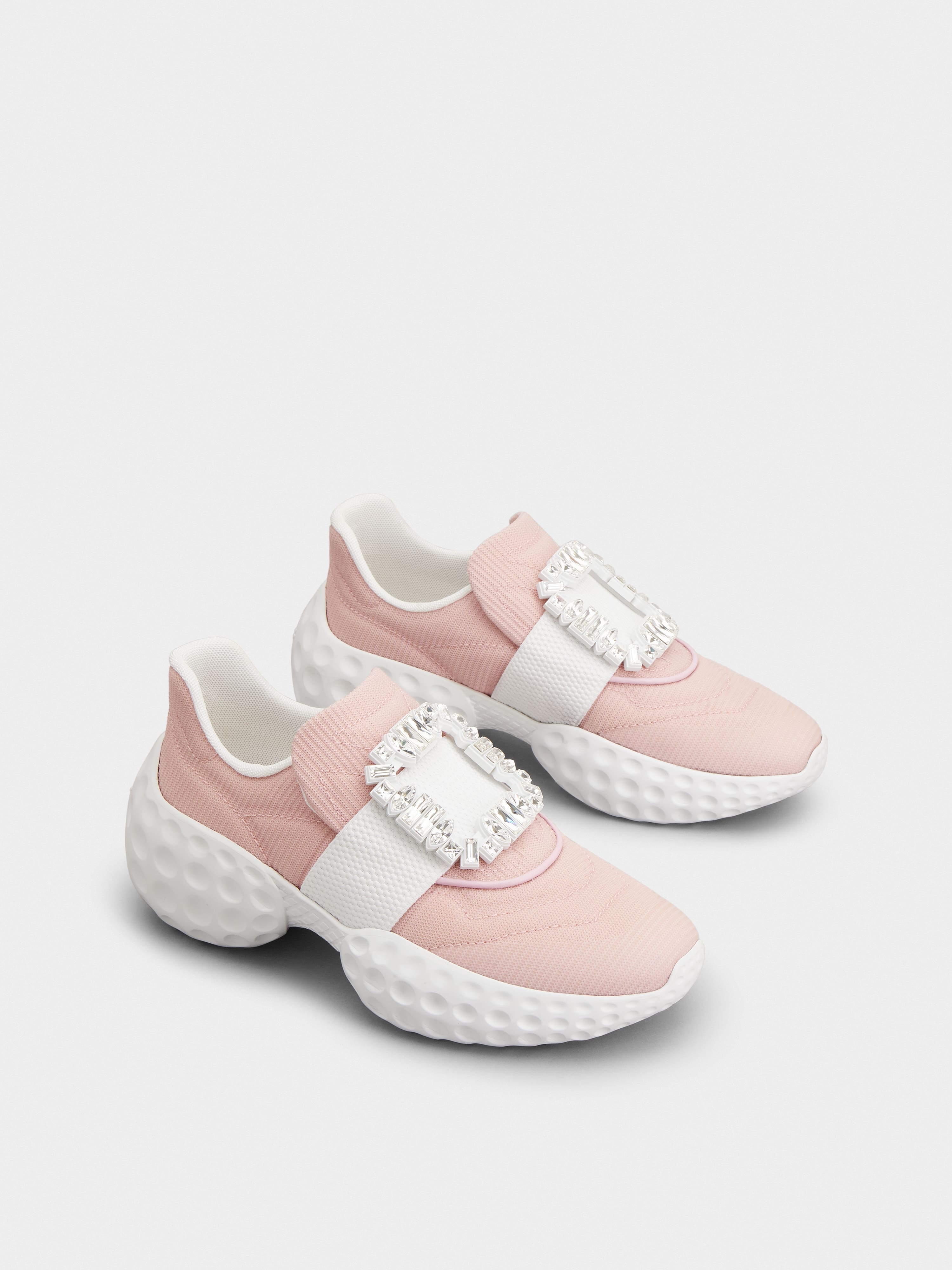 Viv' Run Light Strass Buckle Sneakers in Fabrics - 3
