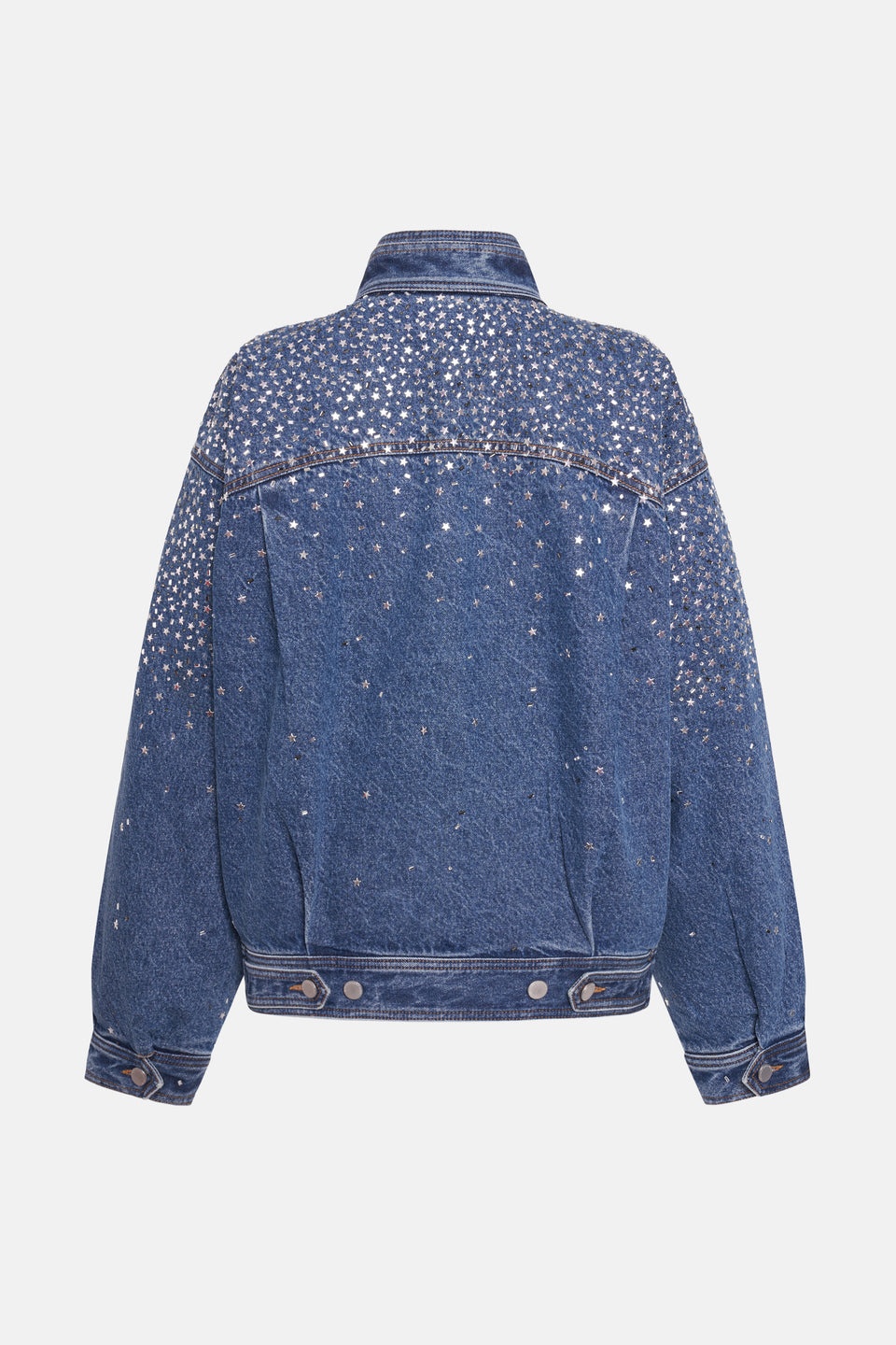 DENIM BOMBER WITH HOTFIX - 2