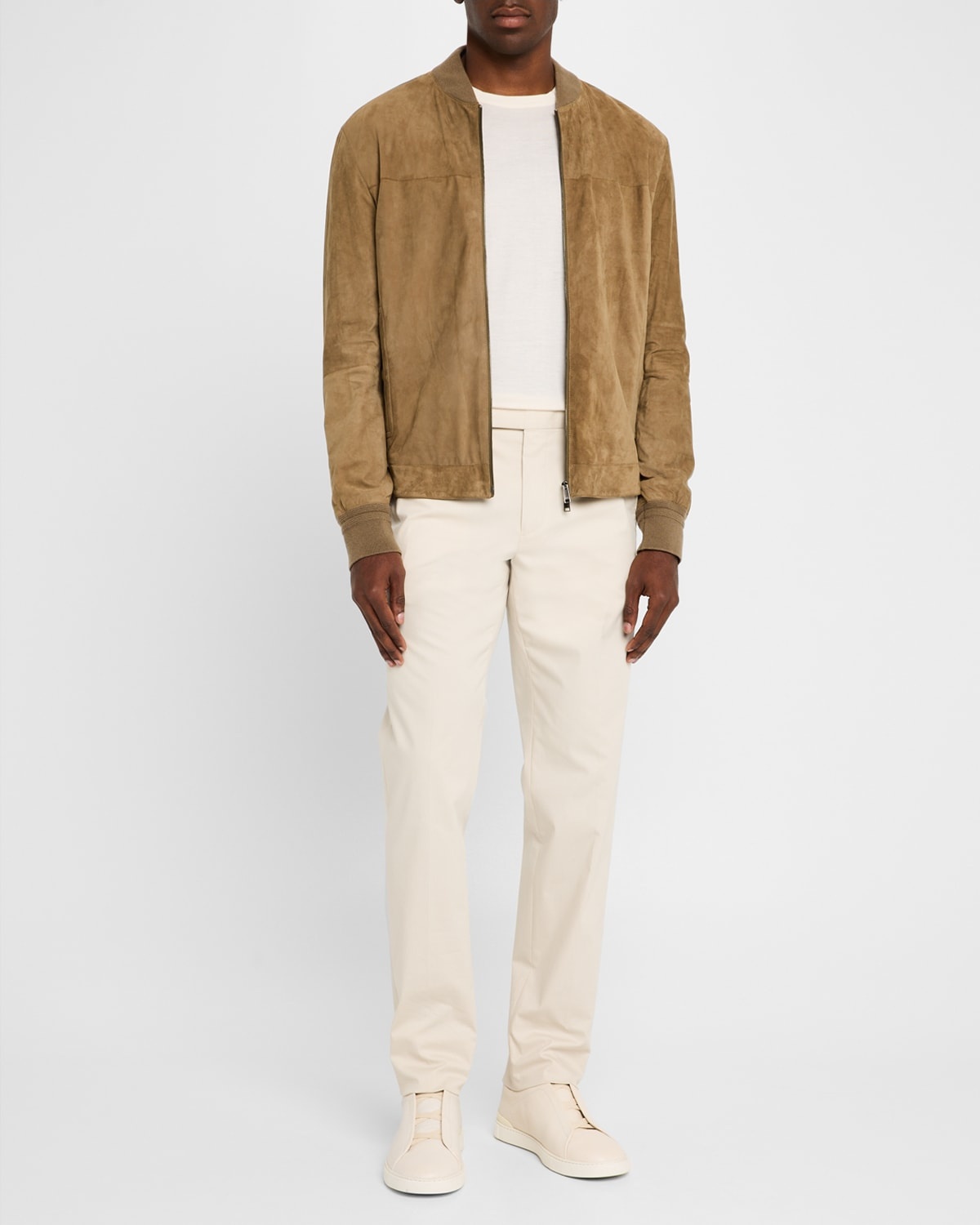 Men's Suede Full-Zip Blouson - 3