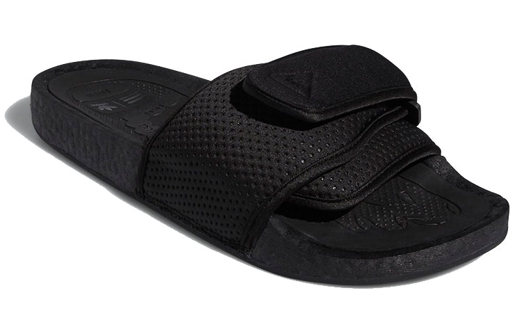 adidas x Pharrell Boost Slides 'Triple Black' FX8056 - 3