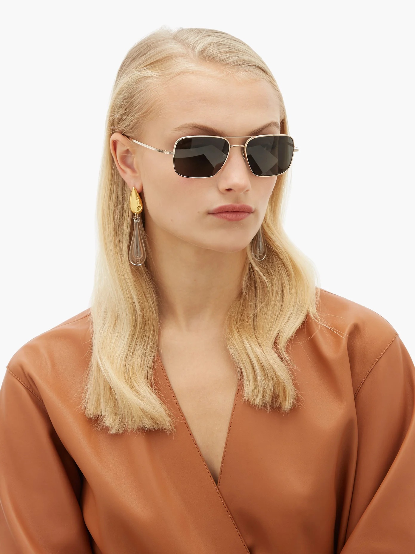 X Oliver Peoples Victory LA square sunglasses - 3