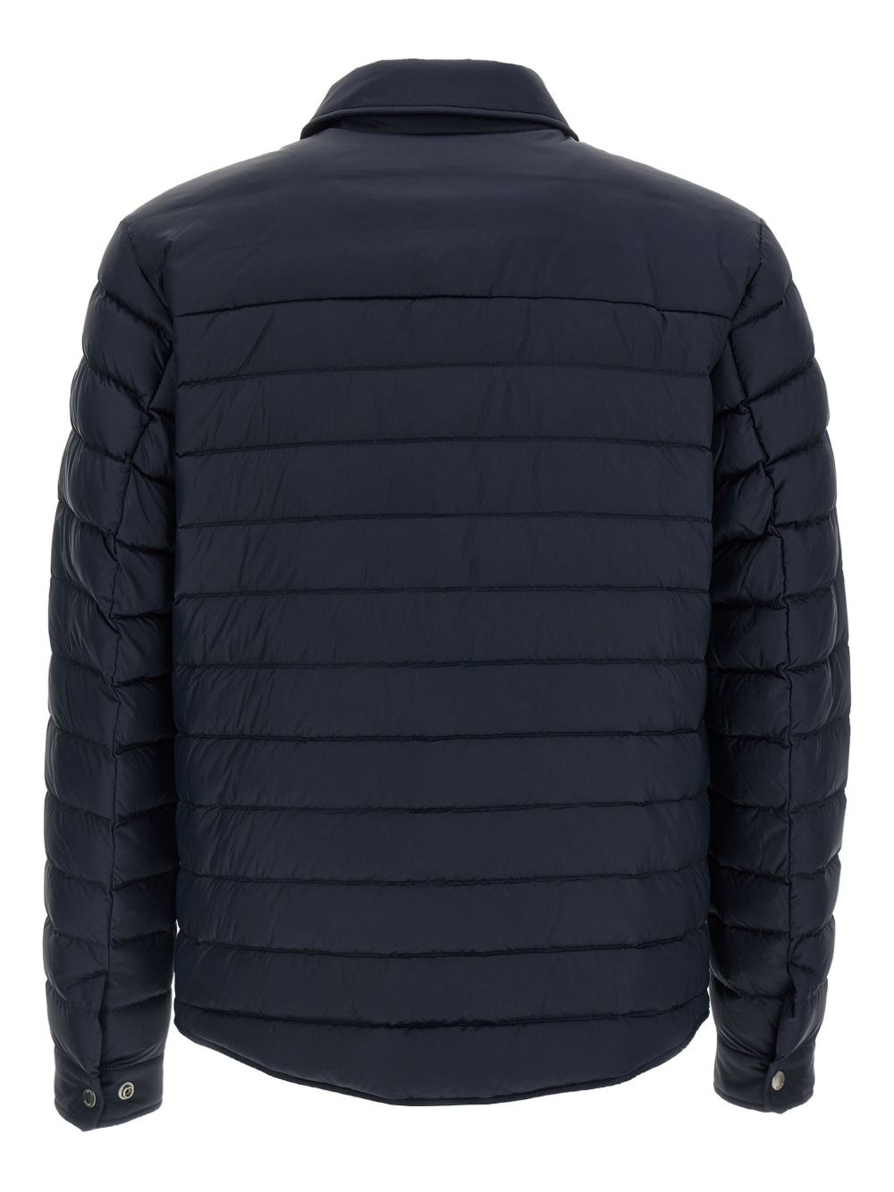 quilted shirt-collar padded jacket - 2