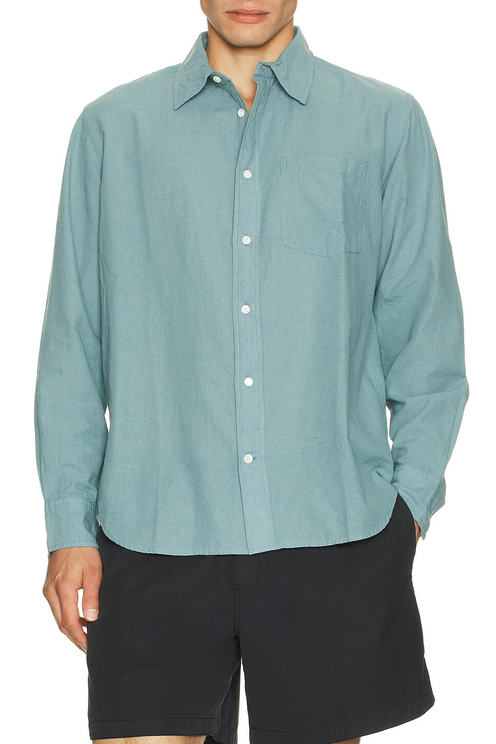 Algot Relaxed Cotton Linen Shirt - 3