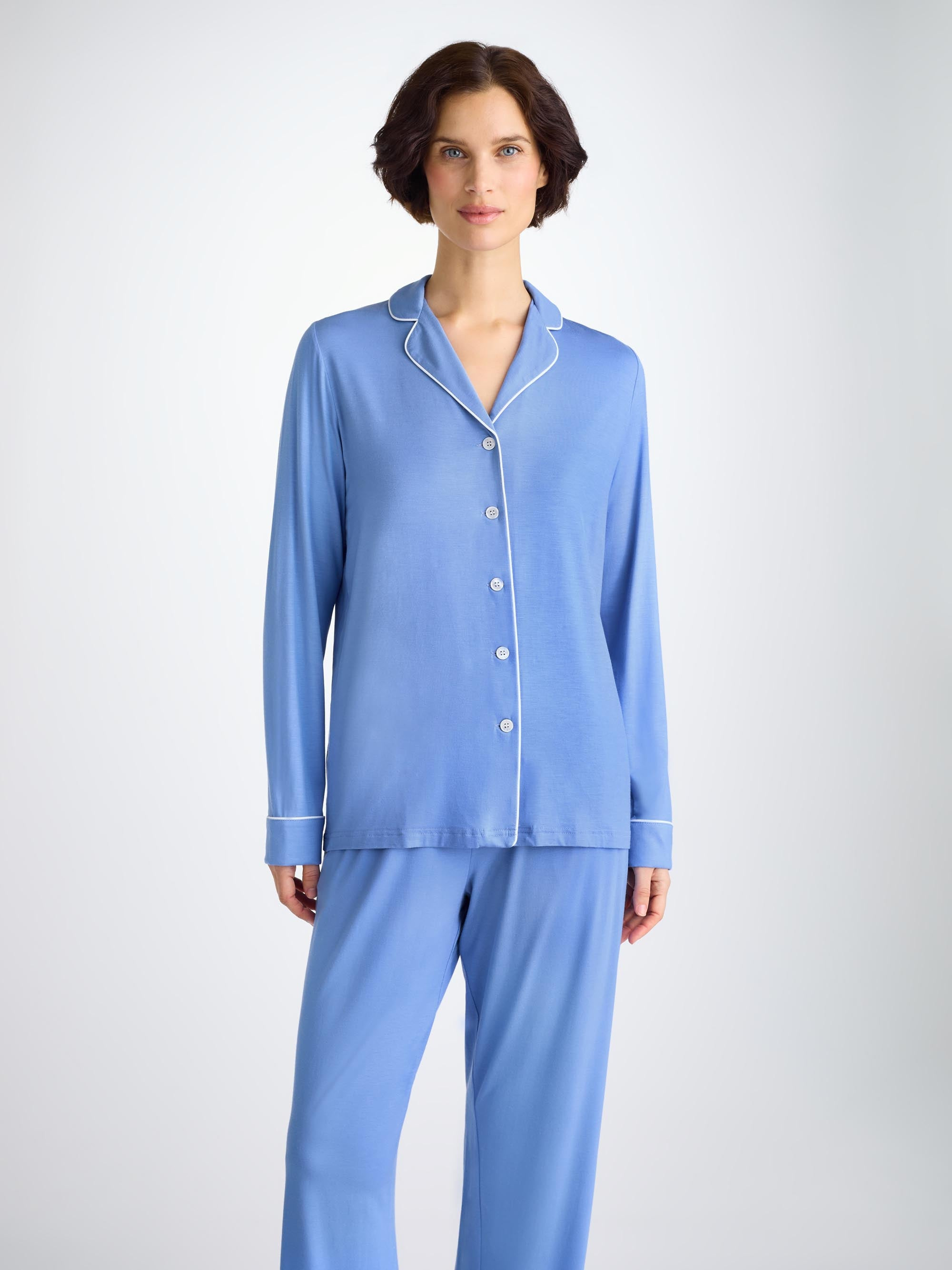 Women's Pajamas Lara Micro Modal Stretch Periwinkle - 3