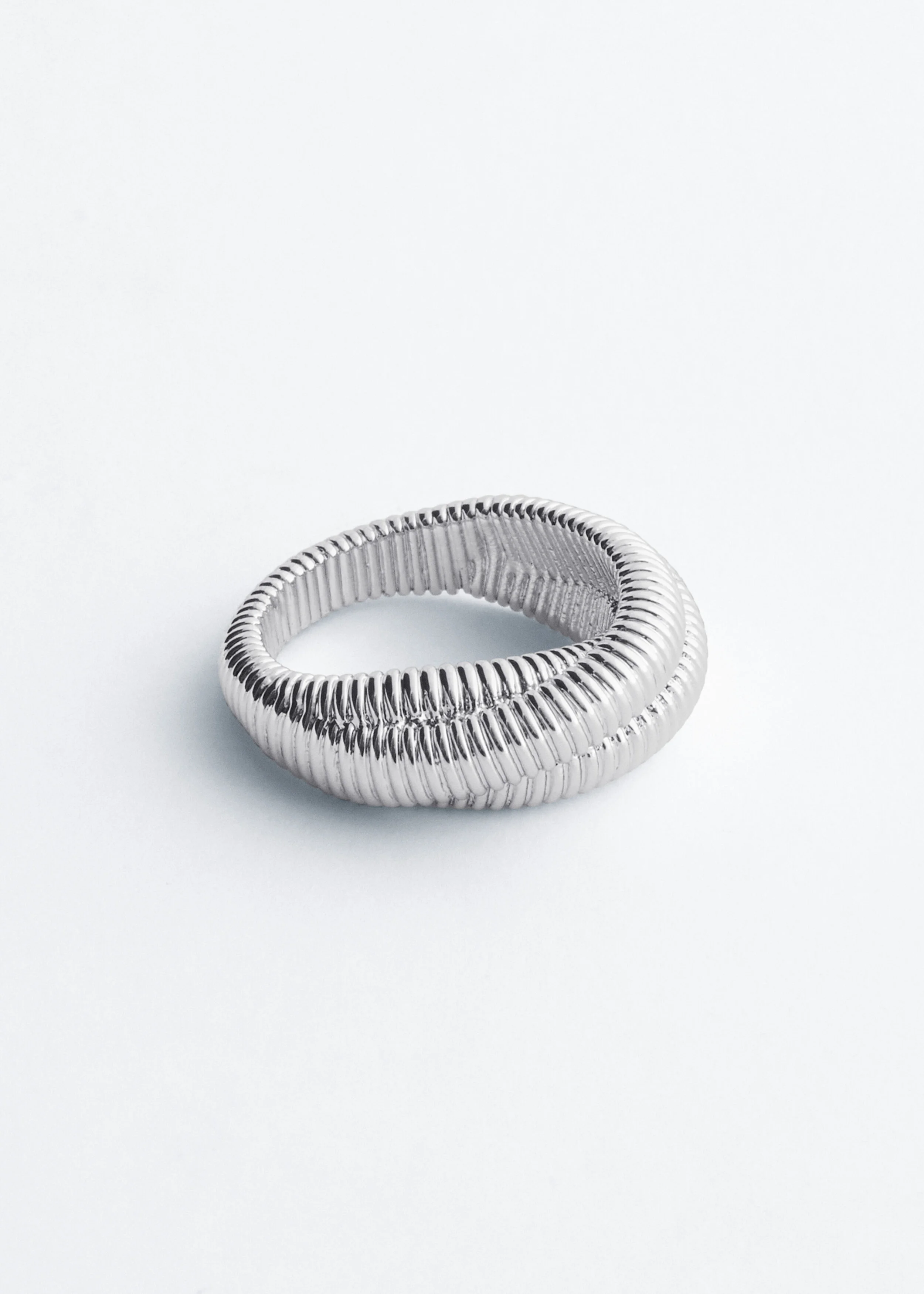 Plated Brass Twist Ring - 1