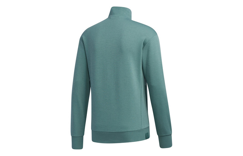 adidas adidas WJ TT Cardigan Stand Collar Casual Sports Jacket Green GM4458 outlook