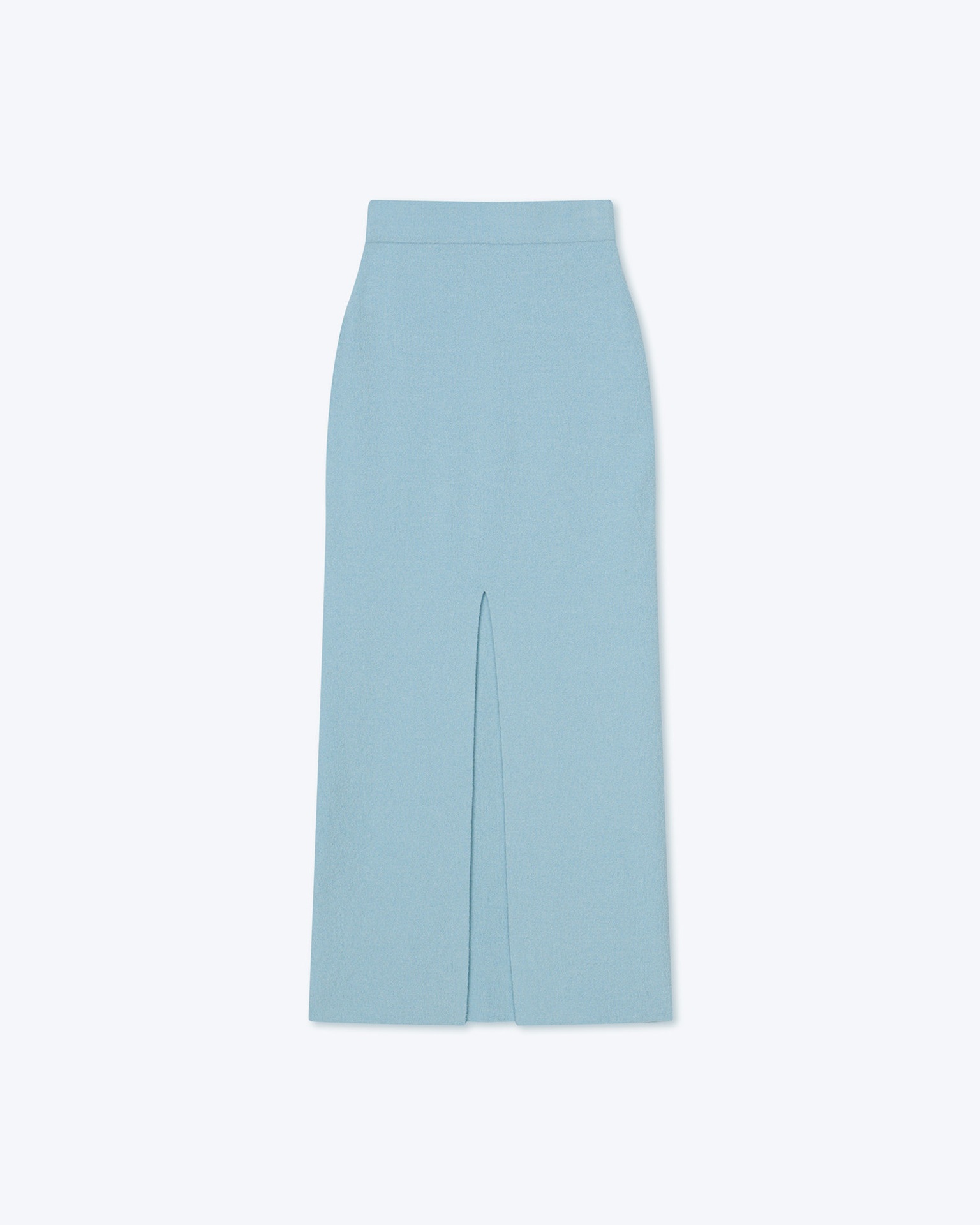 MARICA - Terry-knit sarong-style skirt - Sky - 5