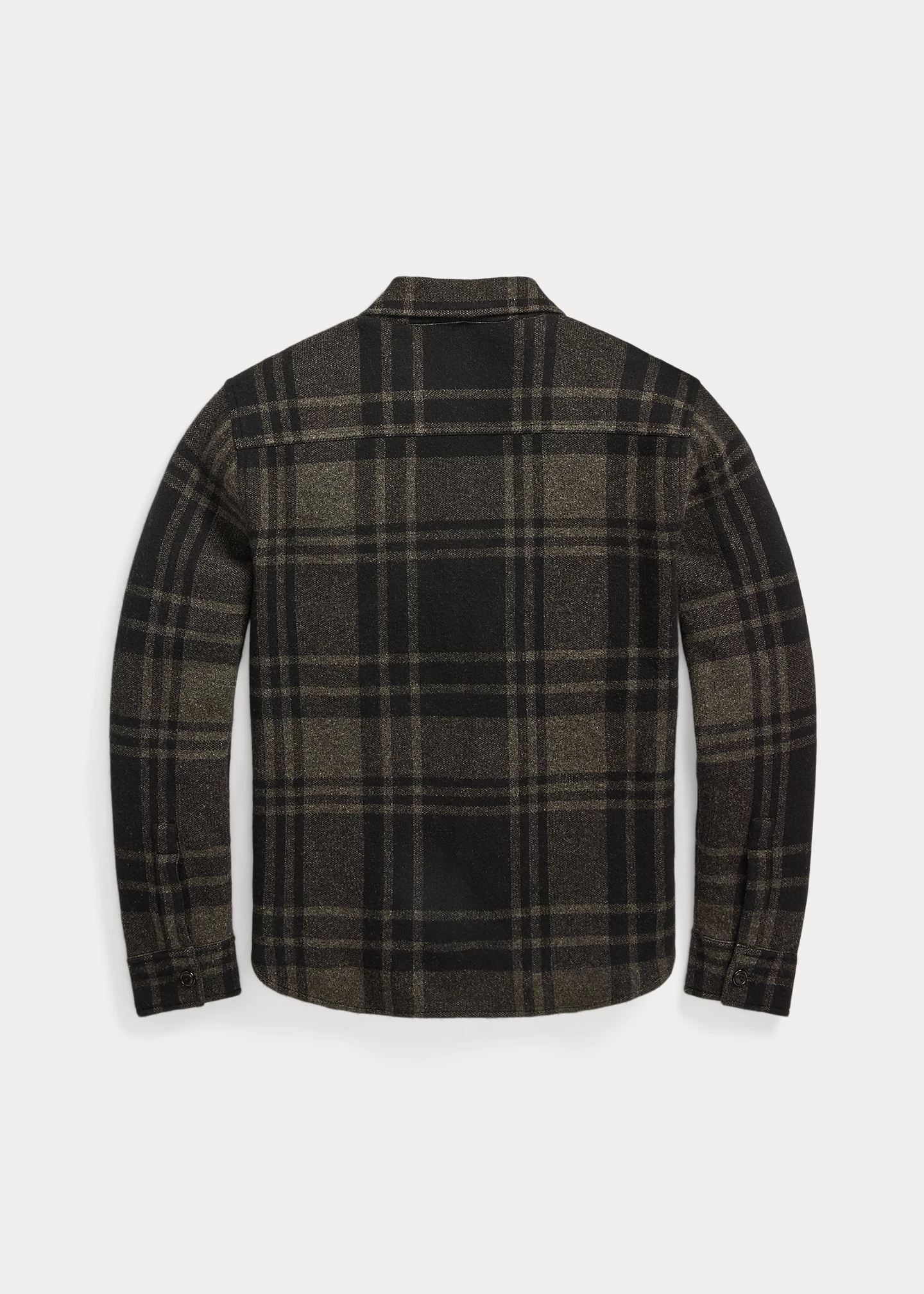 Plaid Wool Jacquard Workshirt Sweater - 2