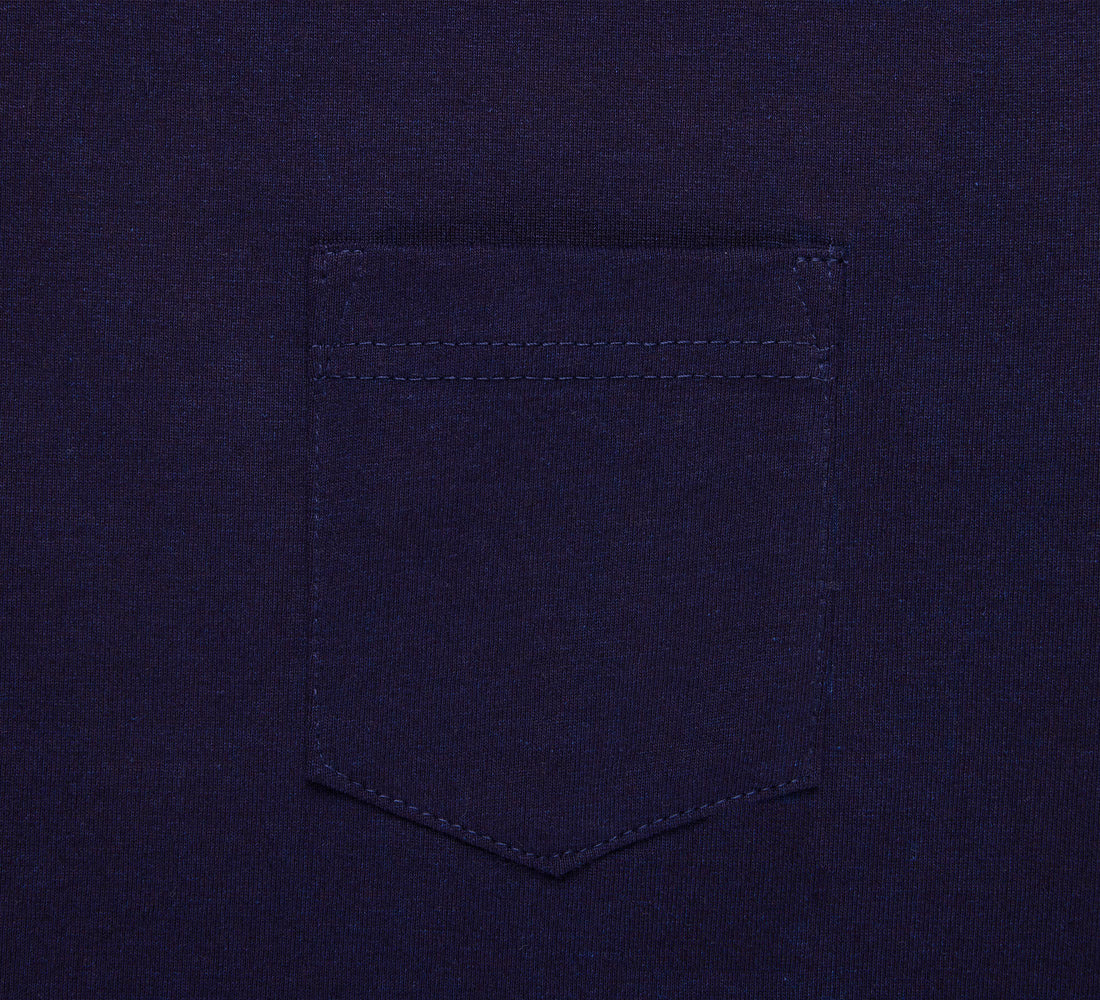 Heavyweight Pocket T-Shirt - Indigo (2 Pack) - 4
