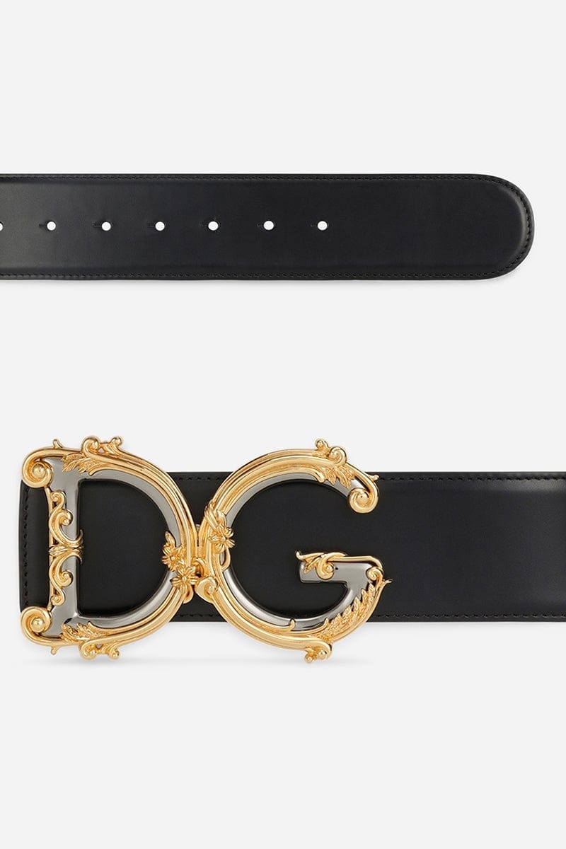 Belt With DG Logo Buckle - Nero - 3