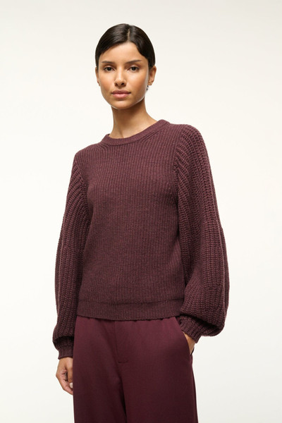 STAUD STAUD AURA SWEATER MERLOT outlook