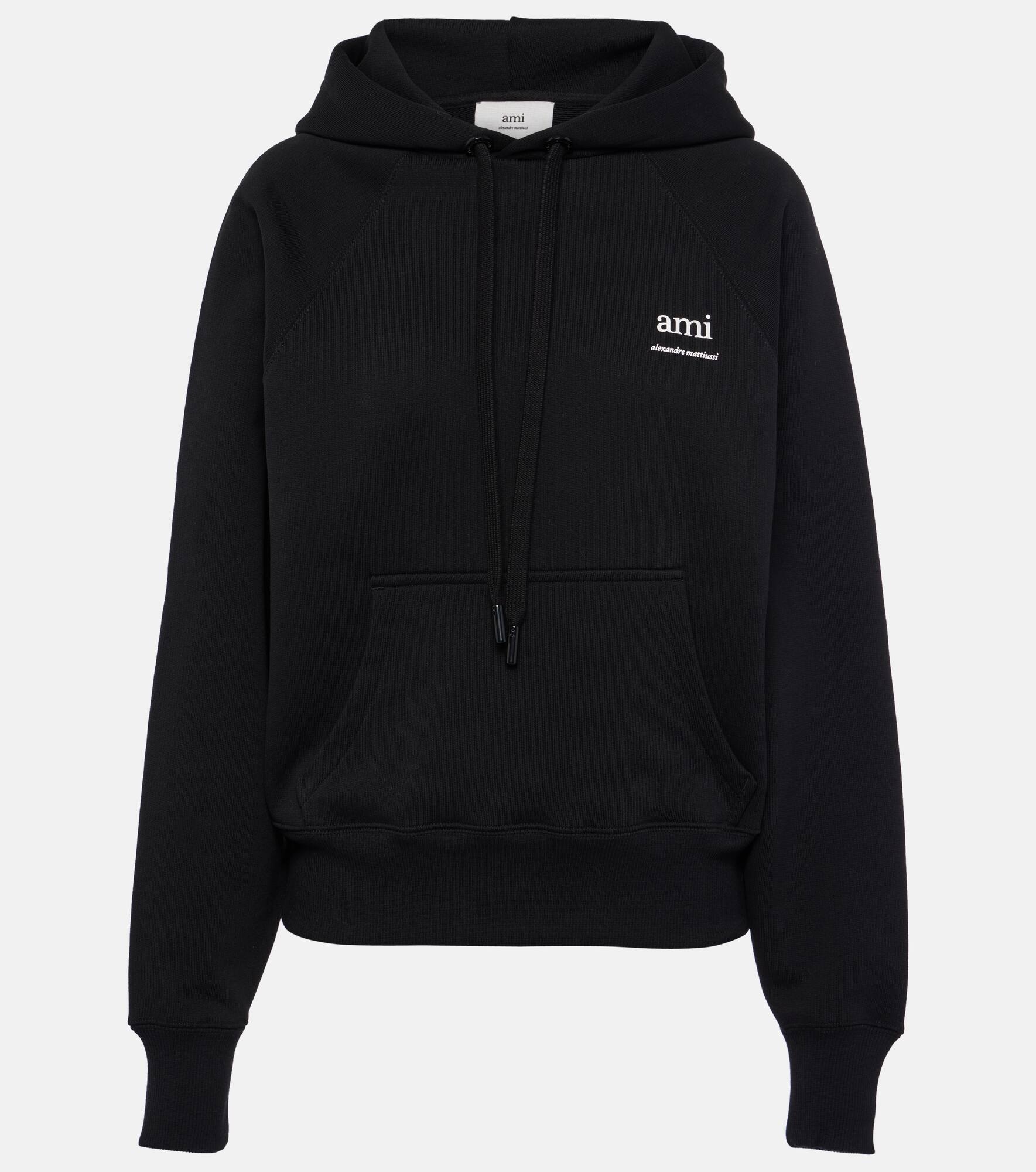 スウェット・トレーナー AMI PARIS Cotton hoodie WHITE CREAM Hoodie With Ami Paris Patch | AMI PARIS