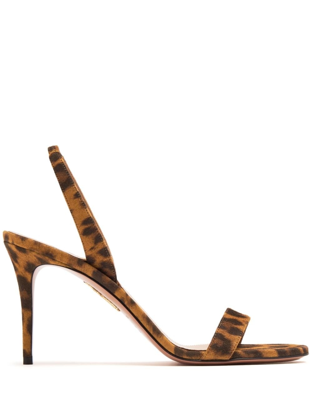 So Nude 85mm leather sandals - 1
