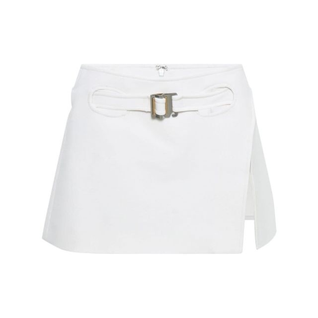 White Interloop miniskirt - 1