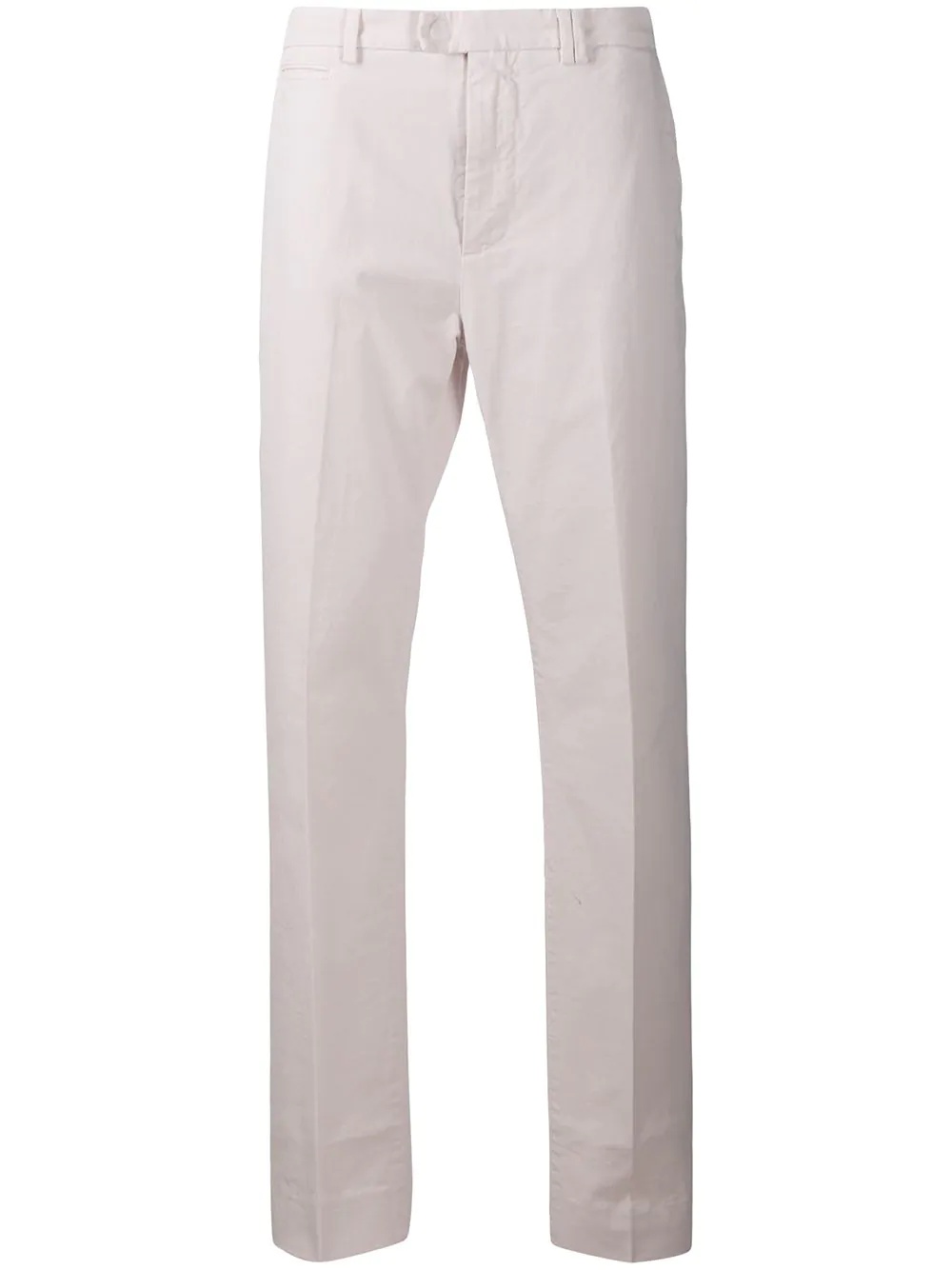 garment-dyed cotton trousers - 1