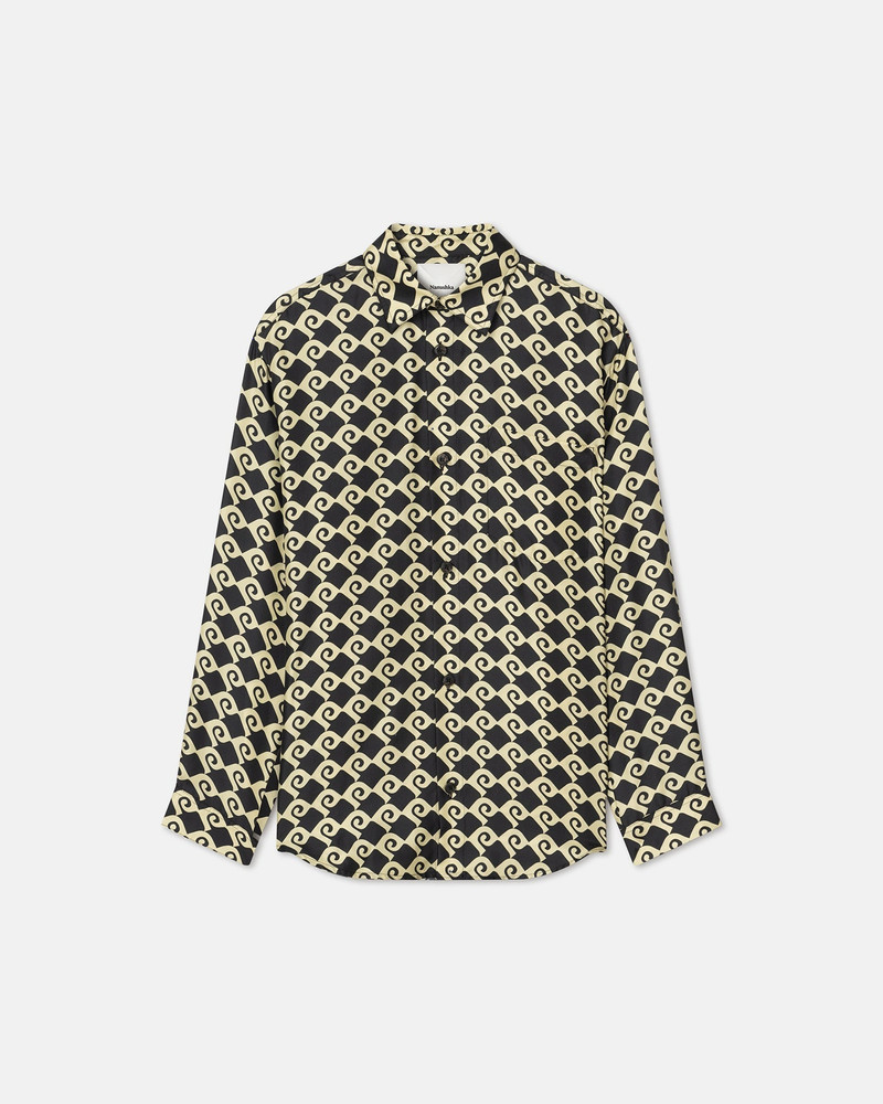 Printed Silk-Twill Shirt 1
